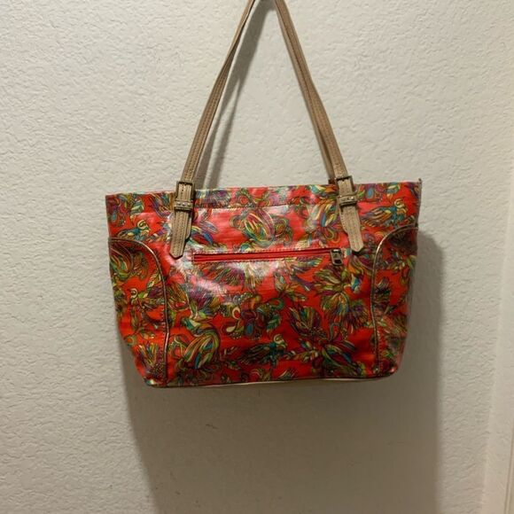 Sakroots Birds of Paradise Print Metro Tote Bag Shopper Shoulder Handbag Purse - Picture 5 of 15